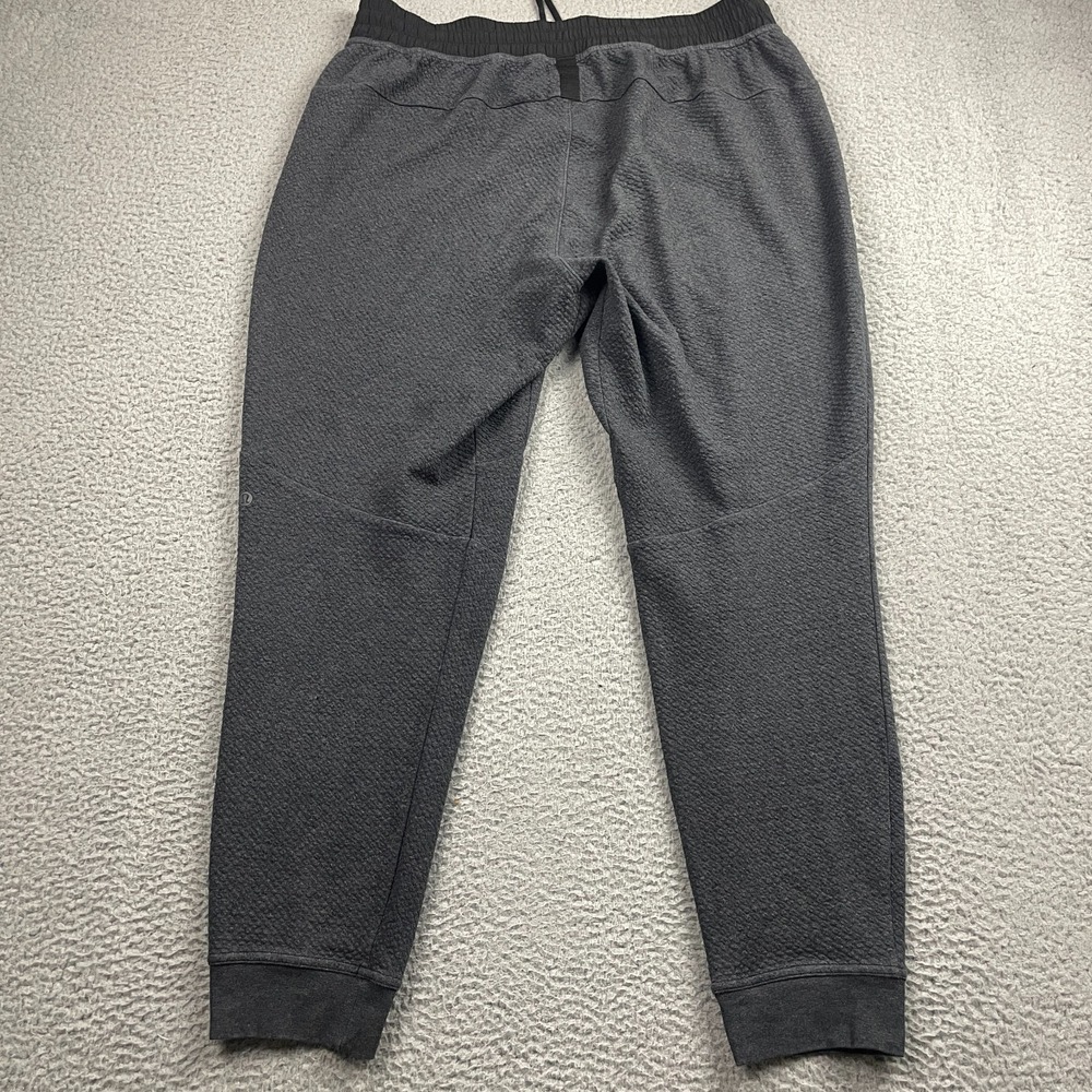 Lululemon Pants Mens XL Gray At Ease Jogger Textured Heathered Training - Picture 2 of 10